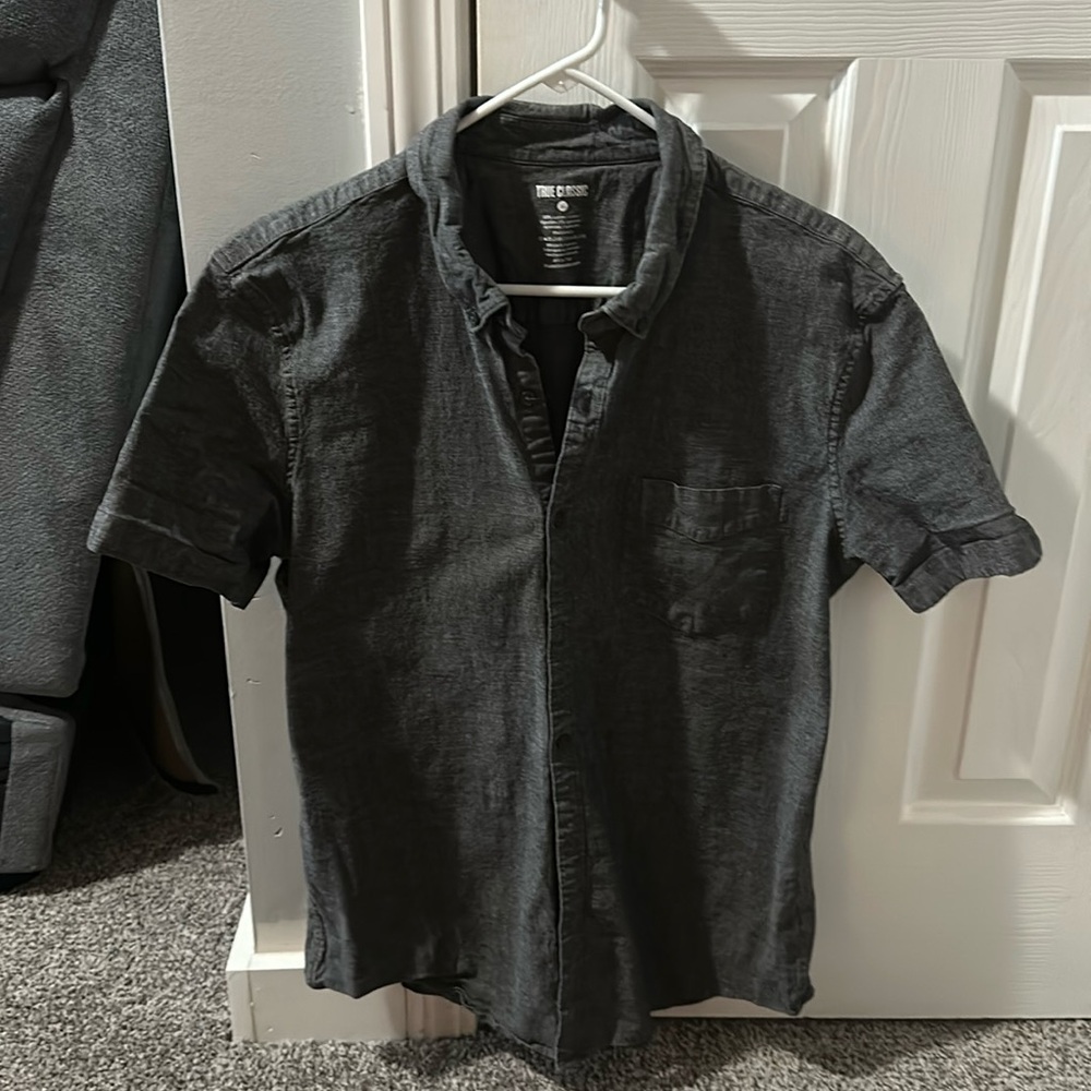 Mens true classic short sleeve button down